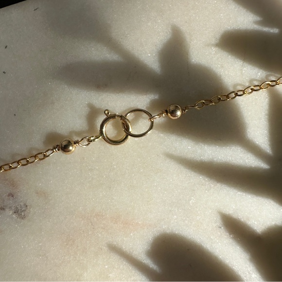 Lapis Lazuli Necklace Earrings Set 14k Gold Filled - Picture 7 of 12